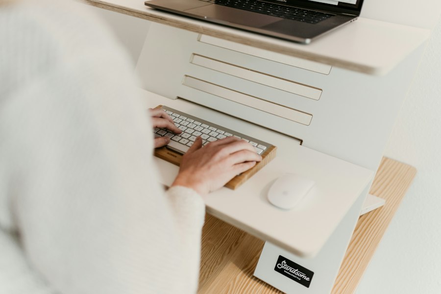 Photo ergonomic workplace
