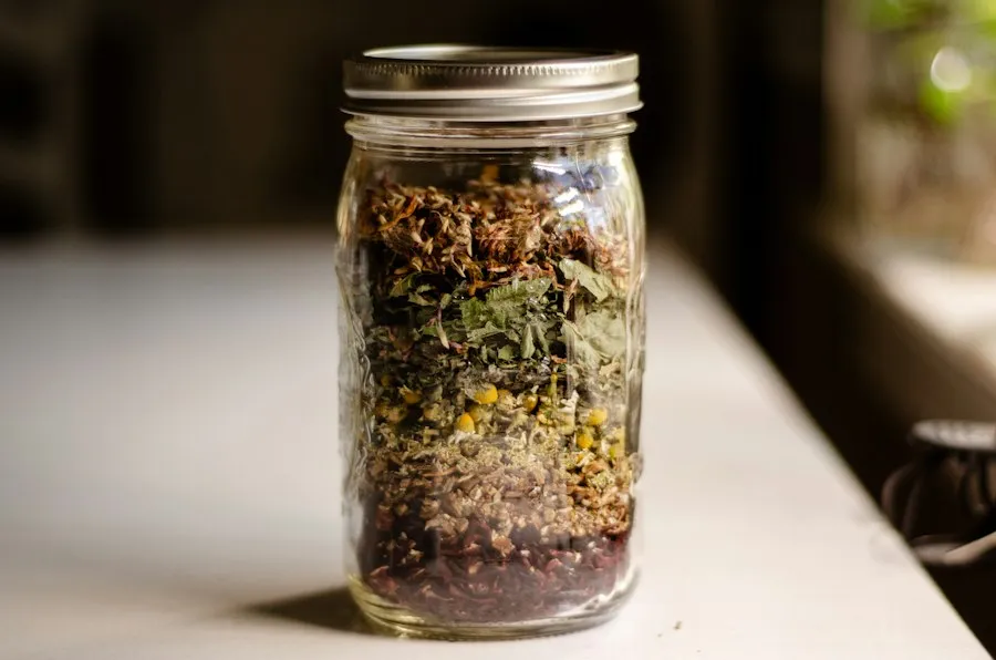 Photo medicinal herbal teas